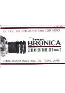 Bronica Lens - Accessories manual
